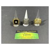 3 Boston Bruins Replica Championship Rings