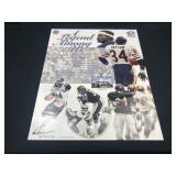 Walter Payton Chicago Bears #34 Autographed Poster