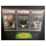 Three PSA Graded Cards