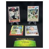 Carlton Fisk Red Sox Topps 1973, 75, 76, 77