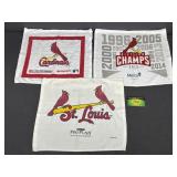 3 St. Louis Cardinals Rally Towels