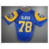Jackie Slater Los Angeles Rams Signed Jersey - COA