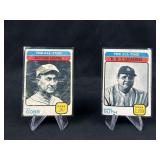 1973 Topps All Time RBI Leader Babe Ruth and All