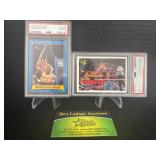 Two Graded WWF Cards