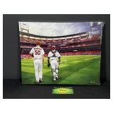 Adam Wainwright & Yadier Molina Painting
