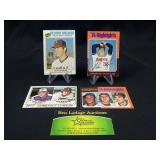 Nolan Ryan Angels Topps 1975,77,78 baseball cards