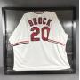 Lou Brock Jersey - Signed & Framed