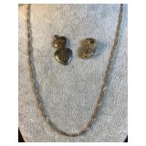 Sterling Silver Chain, eagle pendant & more