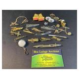 Vintage Swank tie bar, tie tacks & cuff links  -