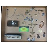 Brooches, earrings and more