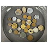 Small Bag of Foreign Coins