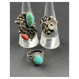 3 Vintage Rings