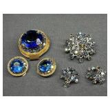 Clip on Earrings and Brooches