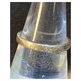 Sterling Silver band - HOPE size 7 1/2