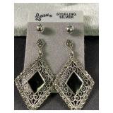 2- Beau Sterling Silver earrings