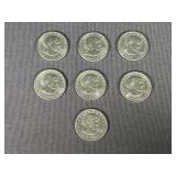 (7) Susan B Anthony Dollars