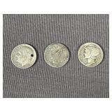 (3) Silver Dimes