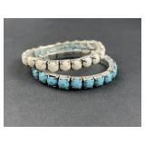 6" beaded bracelets