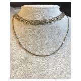 Sterling Silver Chain & Danecraft bracelet