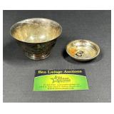 2 Small Silver Plated Bowls