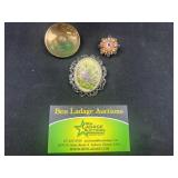 Three Brooches / Pendants