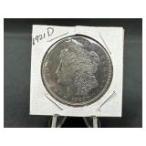 1921 D Morgan Silver Dollar