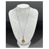 Sterling Silver TK Necklace - 3.35g