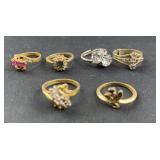 6 Costume rings