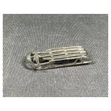 Sterling Silver Sled and Route 66 Charms