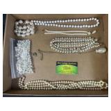 Pearl* beaded necklaces and bracelets