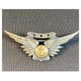 Sterling silver USN combat aircrew badge