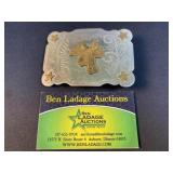 Nickel Silver Saddle Belt buckle