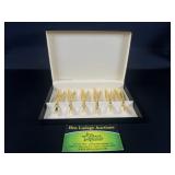 24K gold plated Janis collection olive forks