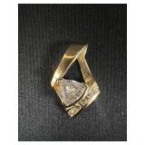 14k pendant for necklace - DRI CZ