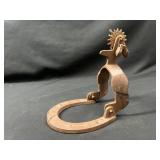 Metal spur decor