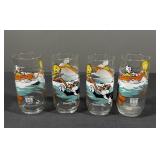 4 Looney Tunes Pepsi Collector Series Glasses