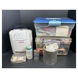 Singer Supplies Carrier and Sewing Accessories