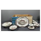 Heritage Hall China set of 7