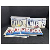 Various Illinois license Plates