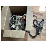 Box of Extension Cords and Power Strips