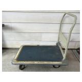 Blue Rolling Cart