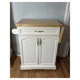Butcher Block Top Table