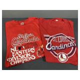 Cardinals TShirts - XL and Medium