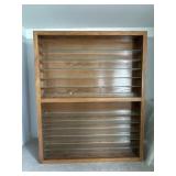 Wall Display Shelf w/ Glass Shelves