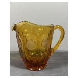 Amber Glass Pitcher