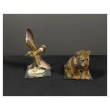 Homco Bird & Tiger Cub Figurines