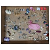 Clip on and stud back earrings