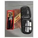 Tie Rack wall plaque Brush and shoe horn