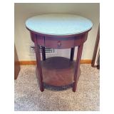 Glass Top Side table