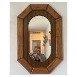 Wooden mirror